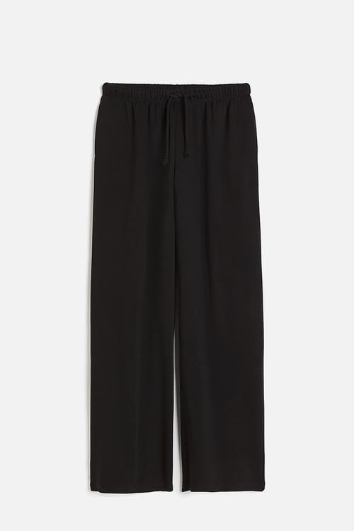 Wide joggers - black