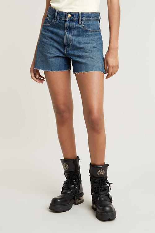 High short split wmn - antique faded spear blue
