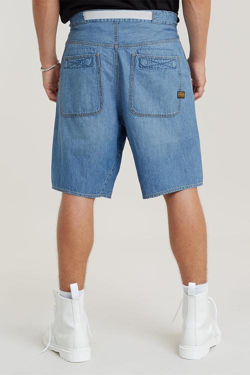 Travail Short Lt wt ravi denim - faded thames