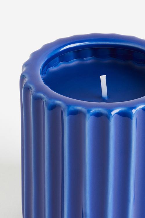 Scented candle - blue