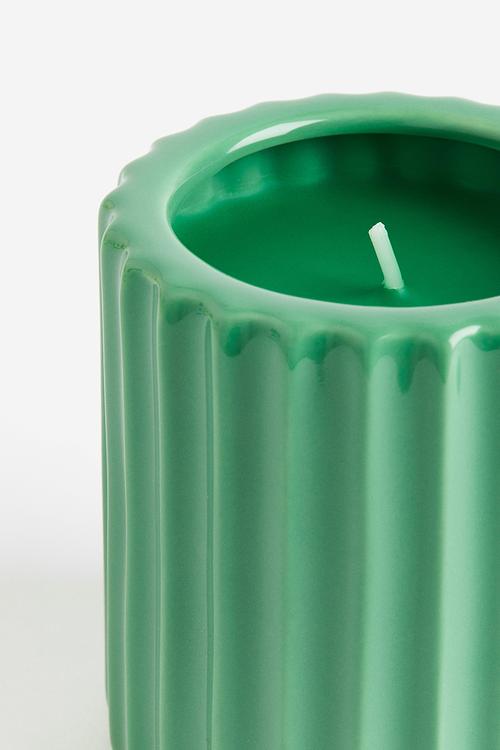 Scented candle - green