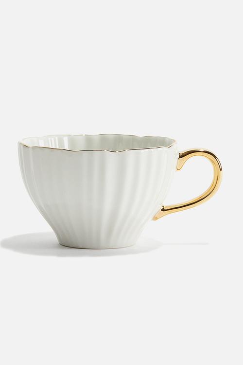 Porcelain cup - white