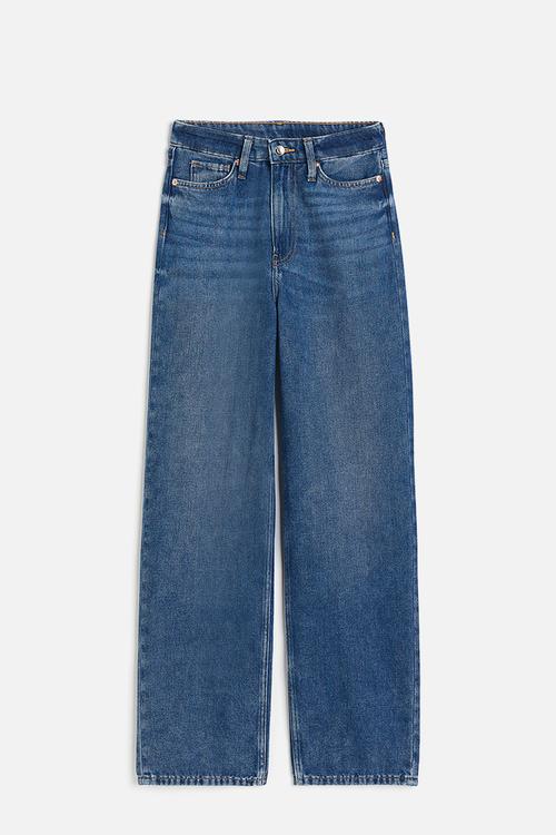 Straight high jeans - blue