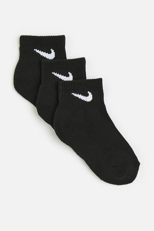 Nhn nike basic pack qtr 3 pack sock - black1