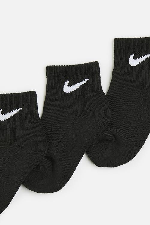 Nhn nike basic pack qtr 3 pack sock - black1