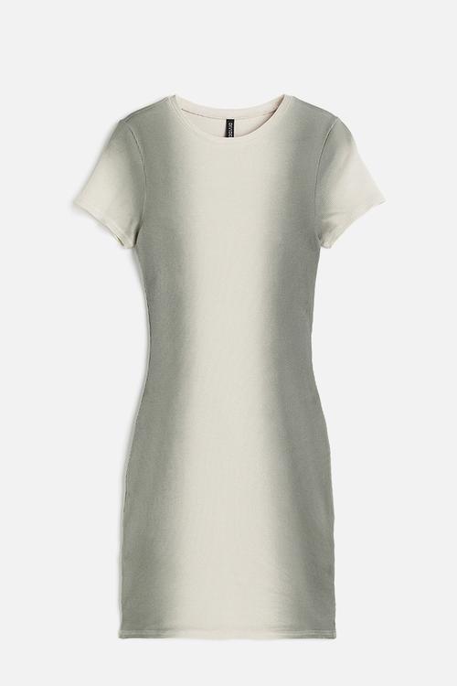 Bodycon dress - Light beige Ombre
