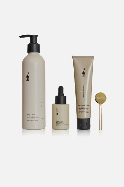 best selling 3-step routine - clarify, brighten + glow 
