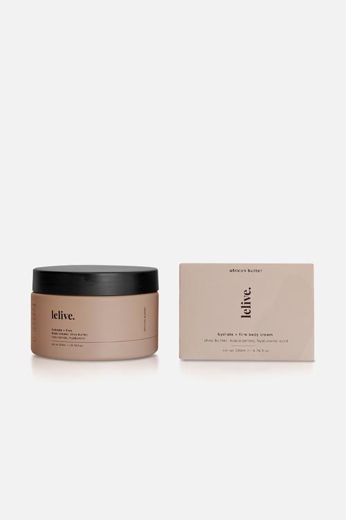 African butter hydrate + firm body cream