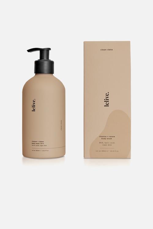Clean slate cleanse + renew body wash