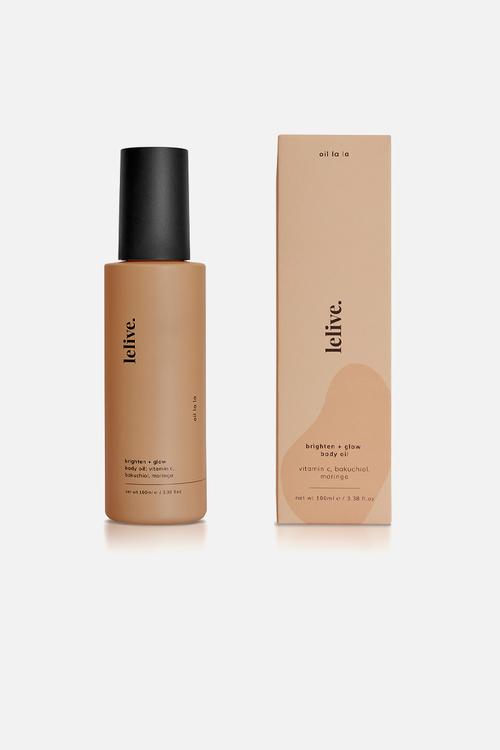 Oil la la  brighten + glow body oil