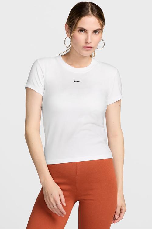 Nike Sportswear Chill Crop Top - White/Black