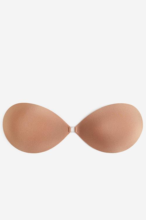 Self-adhesive bra - dark beige