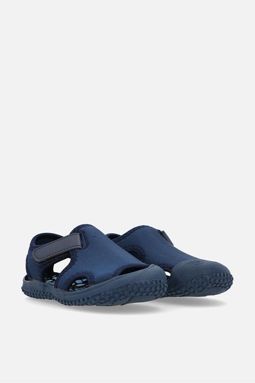 adjustable fastener slip on sandals - blue
