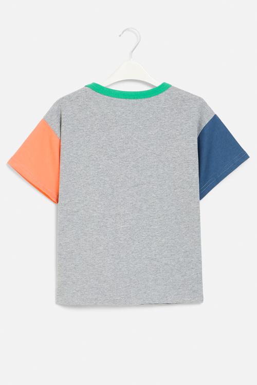 Colour block tee - multi