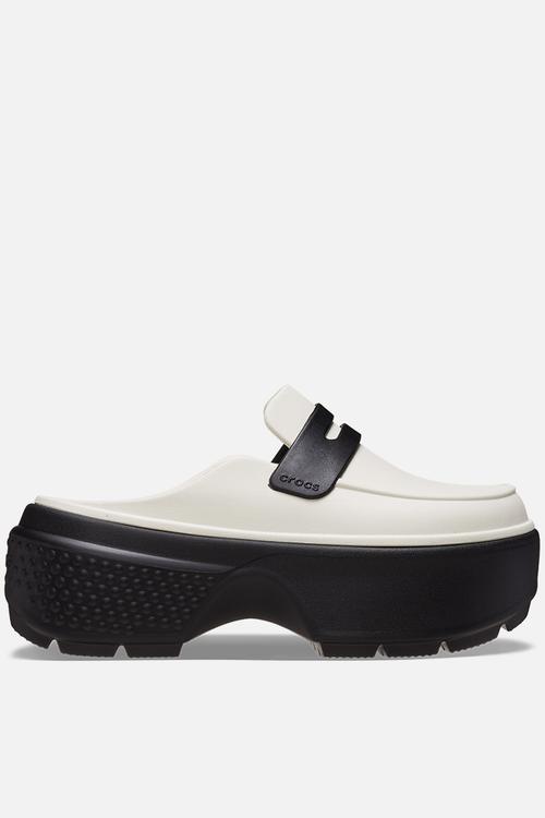 Stomp loafer - linen/black