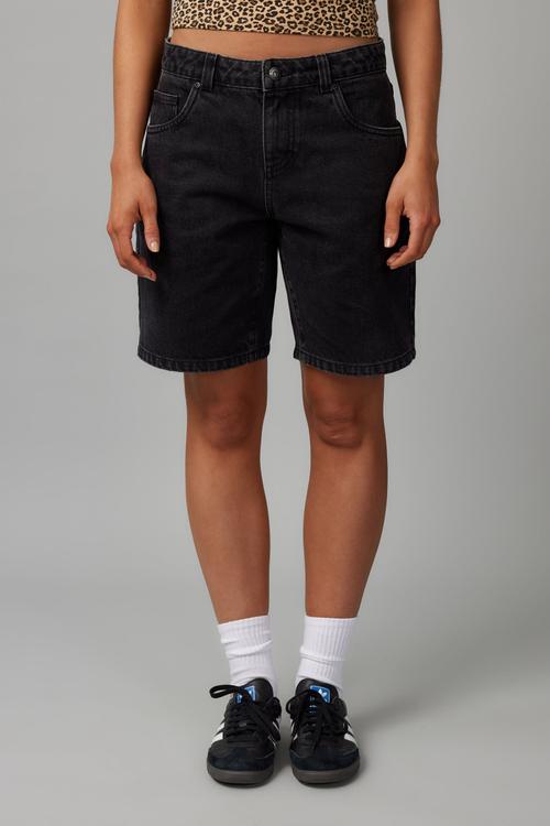 Baggy Denim Short - Washed Black
