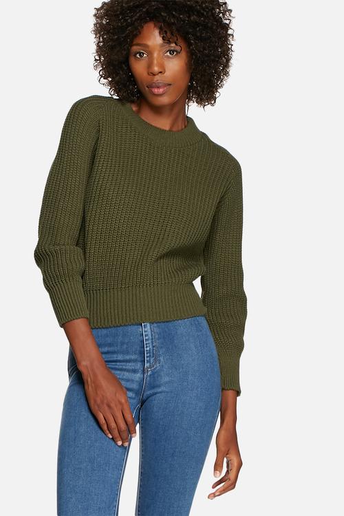 Crewneck Knit Top
