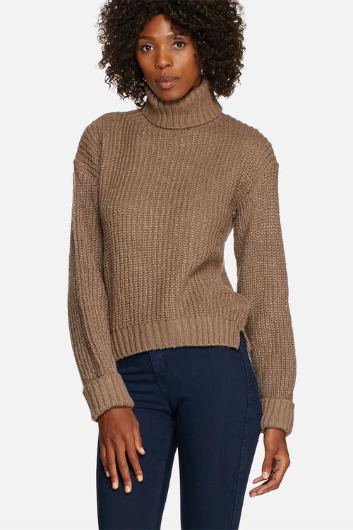 Funnel Neck Knit