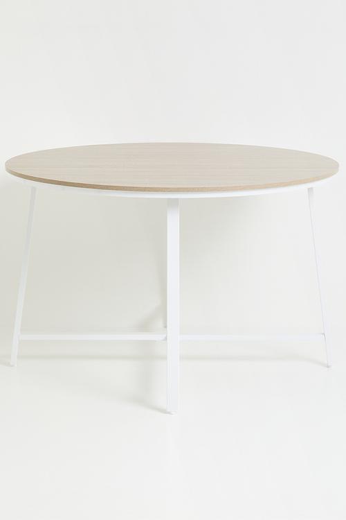 Nimbus dining table - natural & white