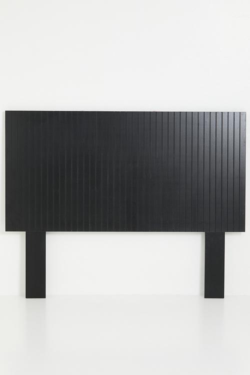 Soho ribbed headboard - black