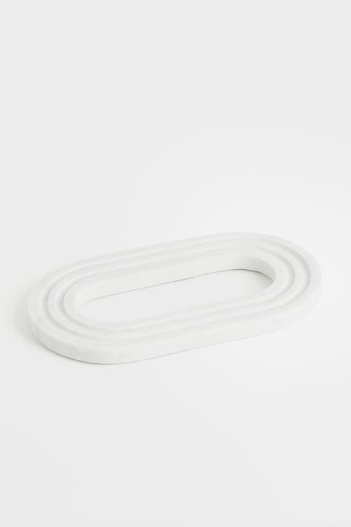 Marble trivet - white
