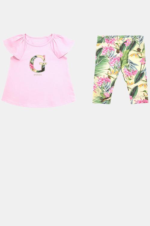 Set ss t-shirt+leggings - wild tulip