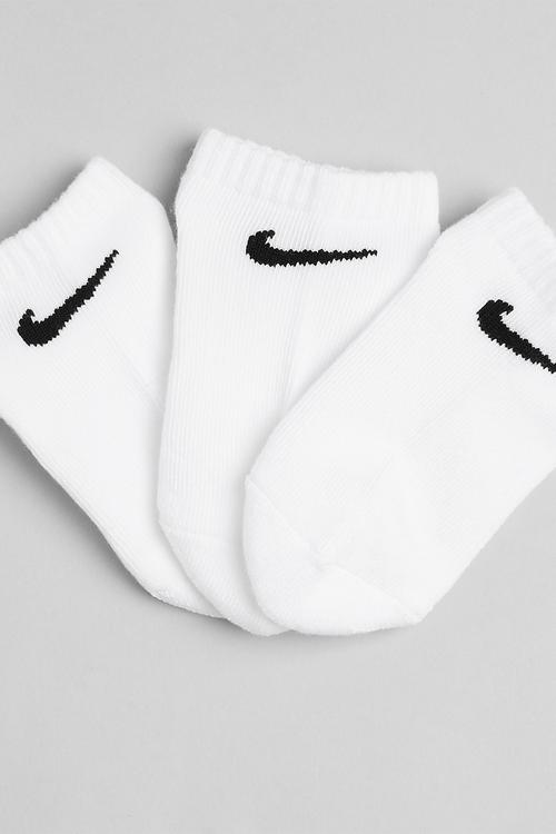 Nhn nike basic no show 3 pack - white