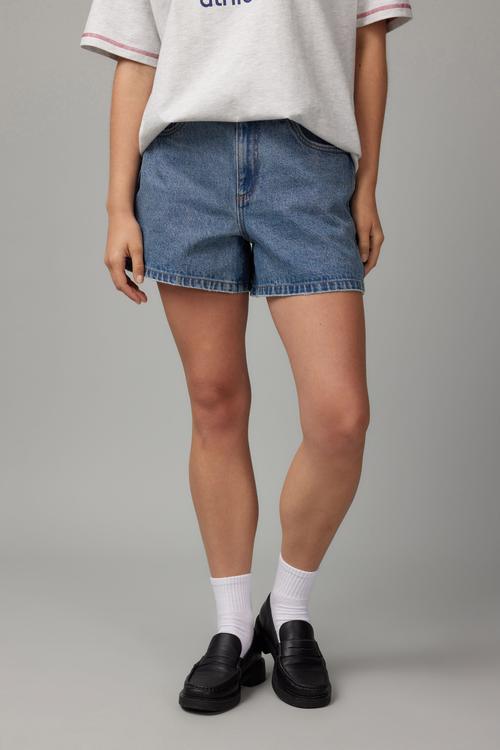 90s Classic Denim Short - Dusty Indigo