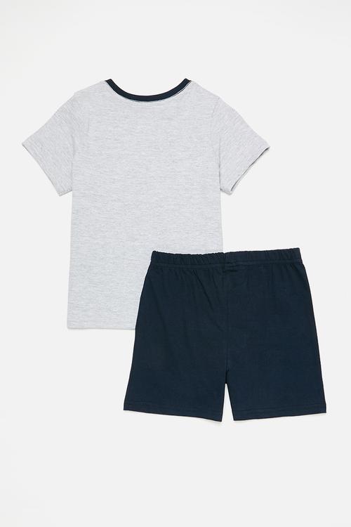 Pj set - navy & grey