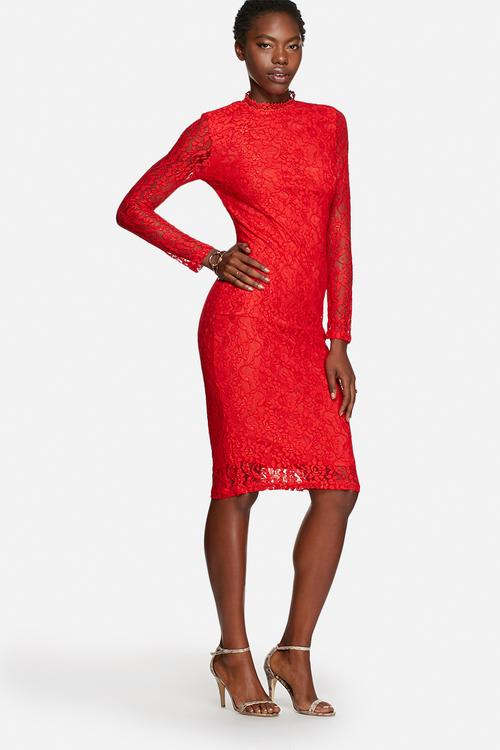 Lace Pencil Dress