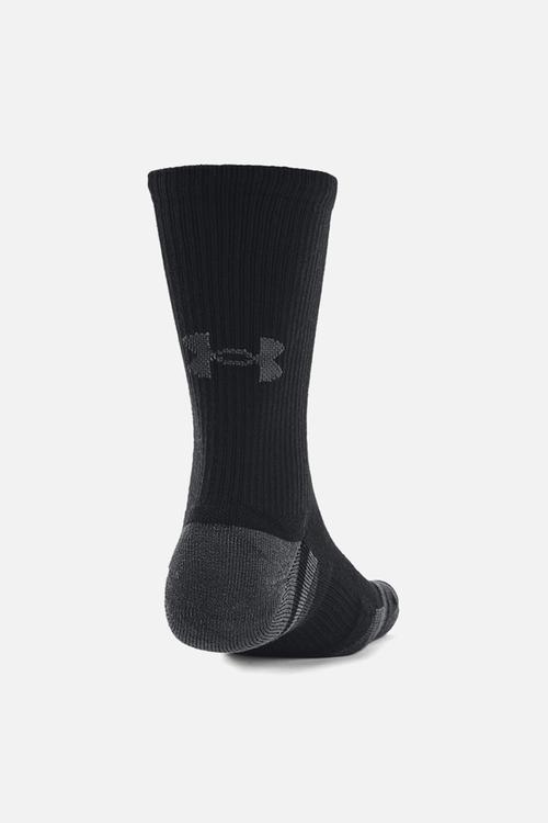 UA Performance Tech 3 Pack Crew Regular - Black & Jet Gray
