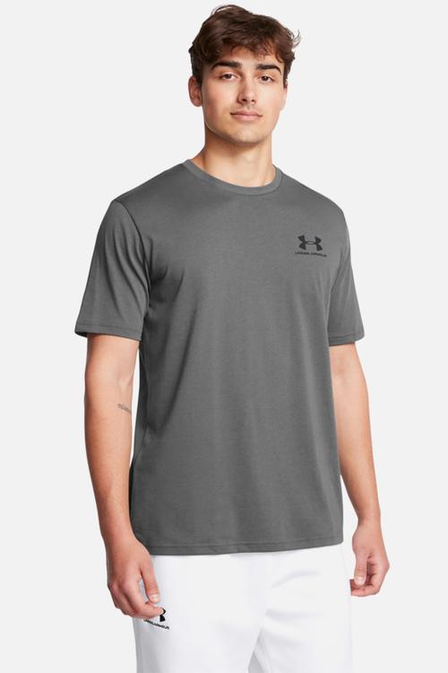 Ua m sportstyle lc short sleeve - castlerock & black