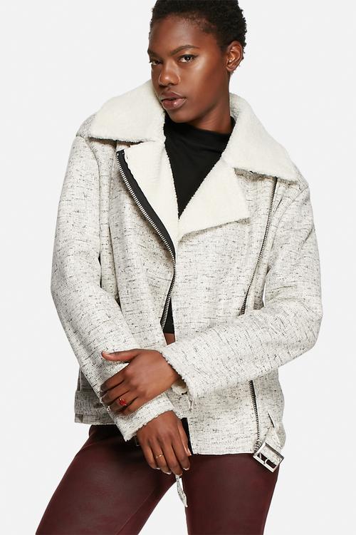 Tweed Biker Jacket