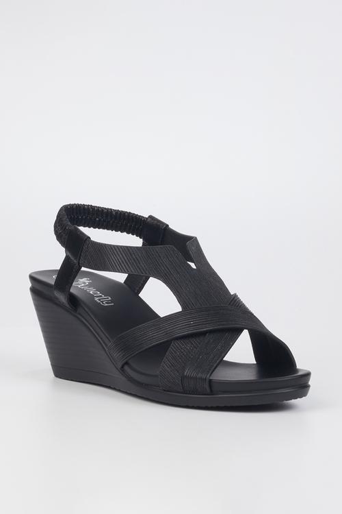 Katia 1 wedge - black