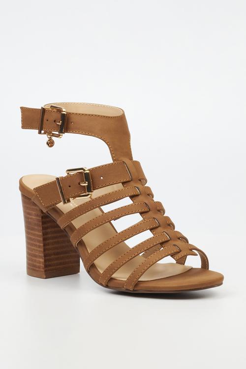Hazel 1 block heel - brown