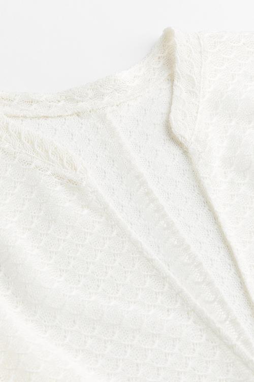 Knitted tunic - white