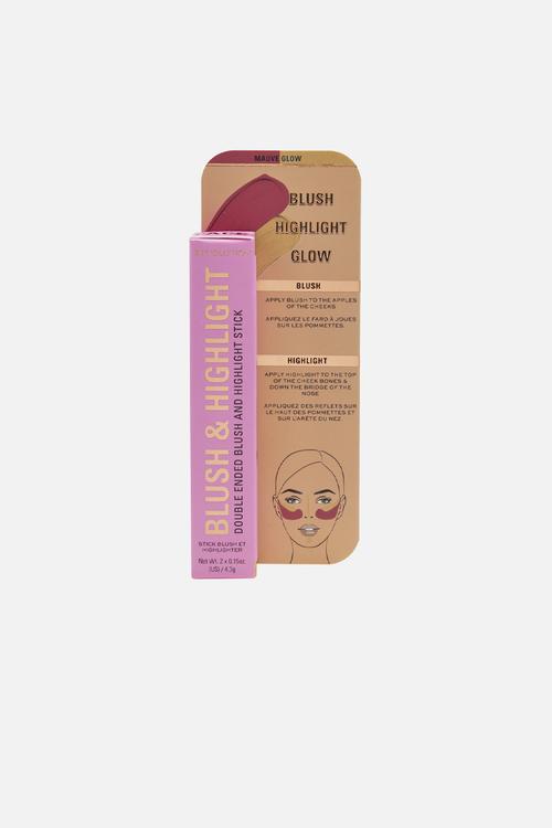 Blush & Highlight Stick - Mauve Glow