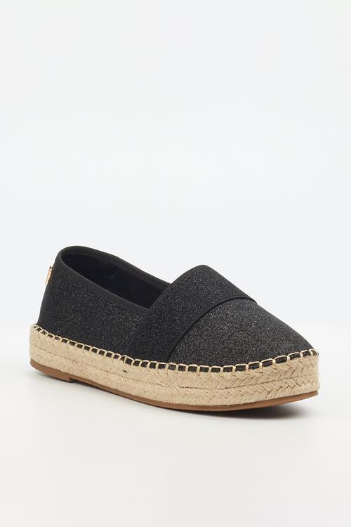 Ivory 16 espadrille - black