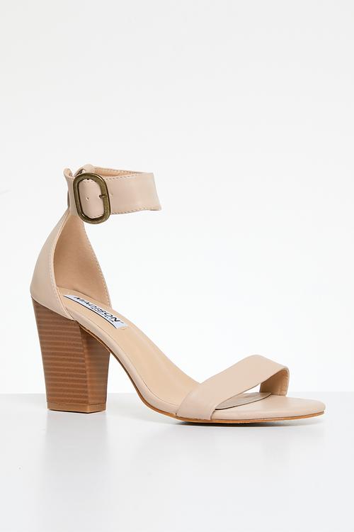 Allan 3 block heel - neutral