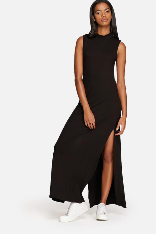High Neck Maxi Dress
