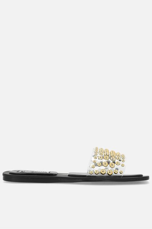 Janine slip-on - black & clear