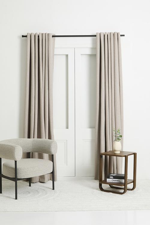 Blockout eyelet curtain - Stone