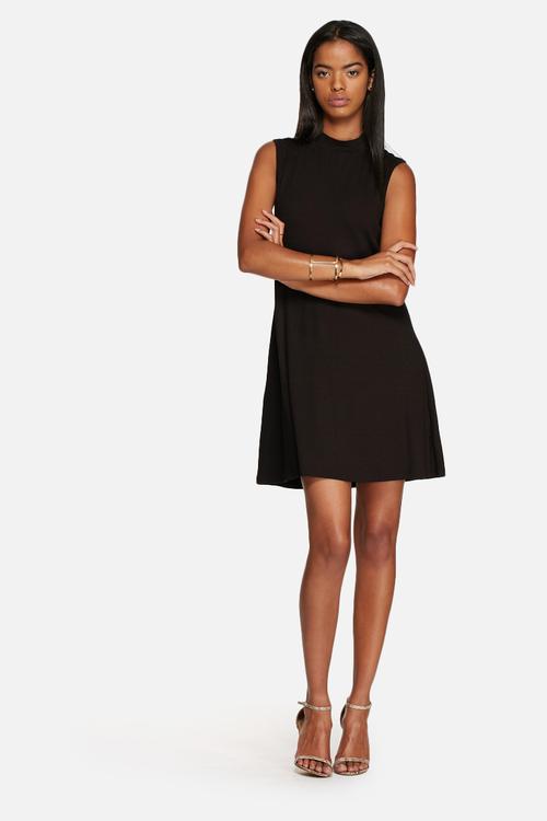 High Neck Swing Dress