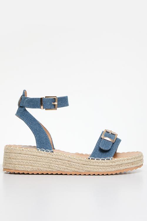 Lettie espadrille sandal - blue