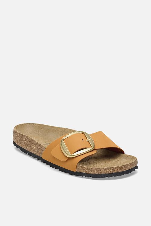Madrid big buckle leather narrow - burnt orange