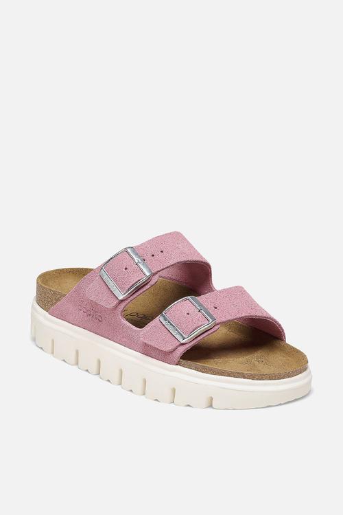 Arizona chunky suede leather narrow - candy pink