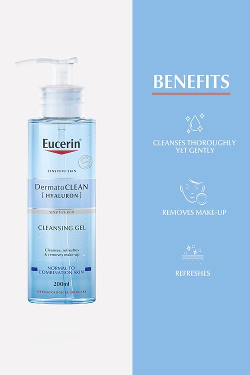 DermatoClean Face Cleansing Gel, for Sensitive Skin, 200ml