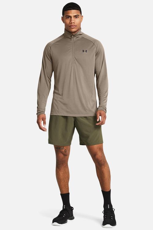 Ua woven wdmk shorts - marine od green/black