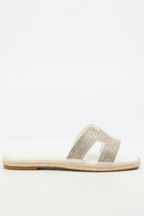 Harper 1 embellished - white