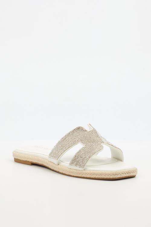 Harper 1 embellished - white
